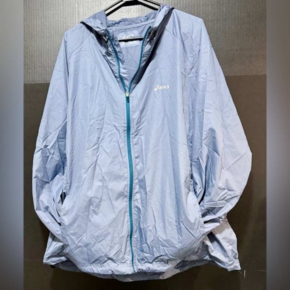 🧌Asics Packable Hooded Windbreaker Jacket